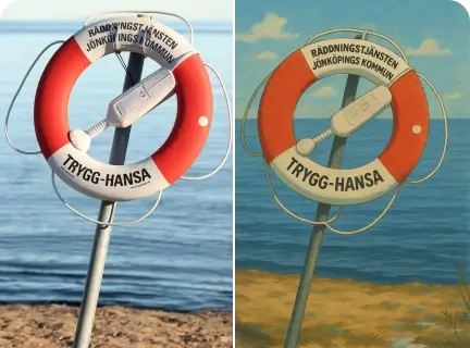 Scenery Photo to Ghibli Filter