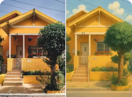 Studio Ghibli Style House